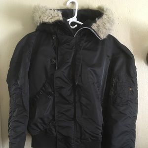 Aviator Jacket w-Fur Hood N-2B Price Reduced $49